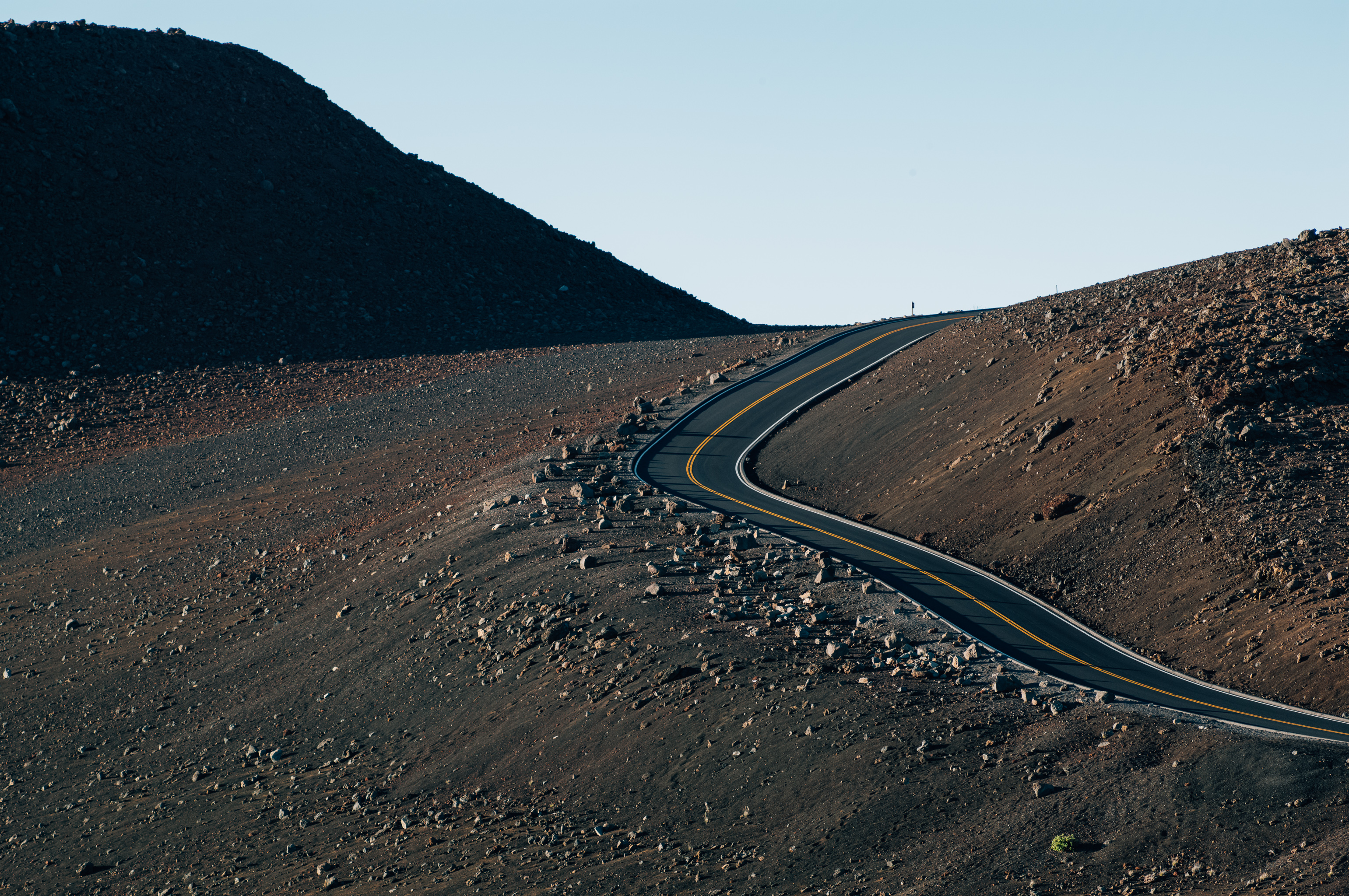 Road on top of the Haleakala, Maui, Hawaii